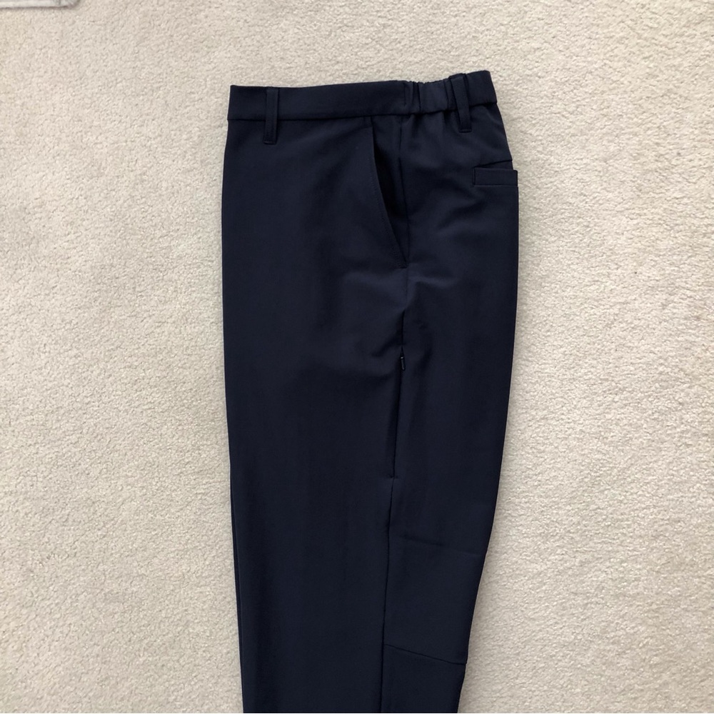 Men's Casual Pants In Navy Blue - Picture 2 of 9